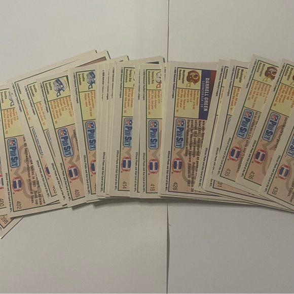 1989 - 1990  Pro Set Football Cards Lot of 63 Cards Vintage - Picture 5 of 8